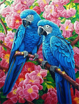Parrot 5d Diy Diamond Painting Kits UK Handwork Hobby MJ2326