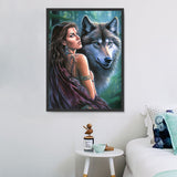 Animal and Human 5d Diy Diamond Painting Kits UK Handwork Hobby MJ3198