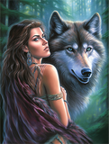 Animal and Human 5d Diy Diamond Painting Kits UK Handwork Hobby MJ3198