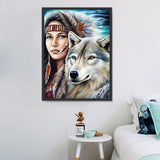 Animal and Human 5d Diy Diamond Painting Kits UK Handwork Hobby MJ3214