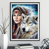 Animal and Human 5d Diy Diamond Painting Kits UK Handwork Hobby MJ3214