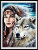 Animal and Human 5d Diy Diamond Painting Kits UK Handwork Hobby MJ3214