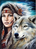 Animal and Human 5d Diy Diamond Painting Kits UK Handwork Hobby MJ3214
