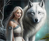 Animal and Human 5d Diy Diamond Painting Kits UK Handwork Hobby MJ3227