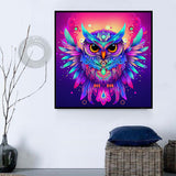 Owl 5d Diy Diamond Painting Kits UK Handwork Hobby MJ7136