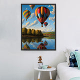 Hot Air Balloon 5d Diy Diamond Painting Kits UK Handwork Hobby MJ7235