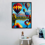 Hot Air Balloon 5d Diy Diamond Painting Kits UK Handwork Hobby MJ7240