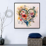 Heart 5d Diy Diamond Painting Kits UK Handwork Hobby MJ8009