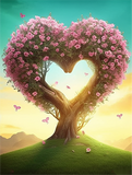 Heart Tree 5d Diy Diamond Painting Kits UK Handwork Hobby MJ8028