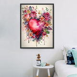 Heart 5d Diy Diamond Painting Kits UK Handwork Hobby MJ8035