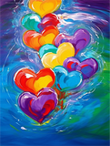 Heart 5d Diy Diamond Painting Kits UK Handwork Hobby MJ8036