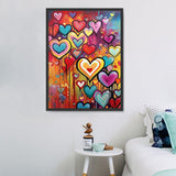 Heart 5d Diy Diamond Painting Kits UK Handwork Hobby MJ8041