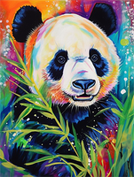 Panda 5d Diy Diamond Painting Kits UK Handwork Hobby MJ8077