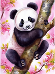 Panda 5d Diy Diamond Painting Kits UK Handwork Hobby MJ8082