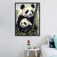 Panda 5d Diy Diamond Painting Kits UK Handwork Hobby MJ8088