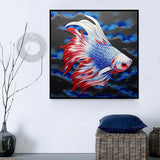 Fish 5d Diy Diamond Painting Kits UK Handwork Hobby MJ8105