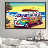 Car 5d Diy Diamond Painting Kits UK Handwork Hobby MJ8222