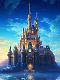 Castle 5d Diy Diamond Painting Kits UK Handwork Hobby MJ8370