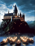 Magic Castle 5d Diy Diamond Painting Kits UK Handwork Hobby MJ8380