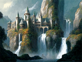 Castle 5d Diy Diamond Painting Kits UK Handwork Hobby MJ8388