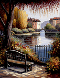 Street 5d Diy Diamond Painting Kits UK Handwork Hobby MJ8570