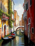 Town 5d Diy Diamond Painting Kits UK Handwork Hobby MJ8616