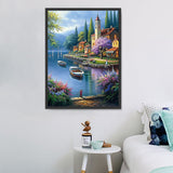 Town 5d Diy Diamond Painting Kits UK Handwork Hobby MJ8620