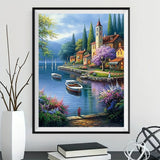 Town 5d Diy Diamond Painting Kits UK Handwork Hobby MJ8620