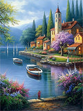 Town 5d Diy Diamond Painting Kits UK Handwork Hobby MJ8620
