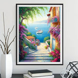 Town 5d Diy Diamond Painting Kits UK Handwork Hobby MJ8627