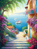 Town 5d Diy Diamond Painting Kits UK Handwork Hobby MJ8627