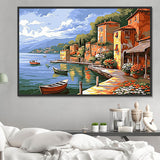 Town 5d Diy Diamond Painting Kits UK Handwork Hobby MJ8637