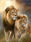 Lion 5d Diy Diamond Painting Kits UK Handwork Hobby MJ9230