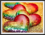 Heart 5d Diy Diamond Painting Kits UK Handwork Hobby NA0985