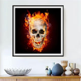 Skull 5d Diy Diamond Painting Kits UK Handwork Hobby RF62497108