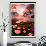 Flower 5d Diy Diamond Painting Kits UK Handwork Hobby VM42103