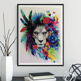 Lion 5d Diy Diamond Painting Kits UK Handwork Hobby VM96033