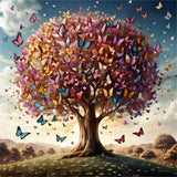 Tree 5d Diy Diamond Painting Kits UK Handwork Hobby FL3409