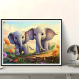 Elephant 5d Diy Diamond Painting Kits UK Handwork Hobby FL8151