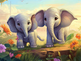 Elephant 5d Diy Diamond Painting Kits UK Handwork Hobby FL8151