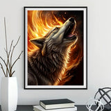 Wolf 5d Diy Diamond Painting Kits UK Handwork Hobby FL4458