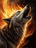 Wolf 5d Diy Diamond Painting Kits UK Handwork Hobby FL4458