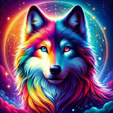 Wolf 5d Diy Diamond Painting Kits UK Handwork Hobby FL8240
