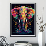 Elephant 5d Diy Diamond Painting Kits UK Handwork Hobby FL8133