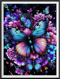 Butterfly 5d Diy Diamond Painting Kits UK Handwork Hobby FL2241