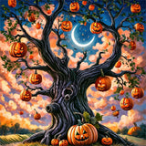 Halloween Tree 5d Diy Diamond Painting Kits UK Handwork Hobby FL3410