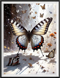 Butterfly 5d Diy Diamond Painting Kits UK Handwork Hobby FL2234