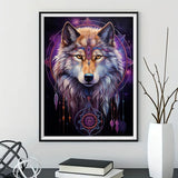 Wolf 5d Diy Diamond Painting Kits UK Handwork Hobby FL8290