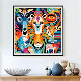 Lion 5d Diy Diamond Painting Kits UK Handwork Hobby FL8204