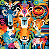 Lion 5d Diy Diamond Painting Kits UK Handwork Hobby FL8204